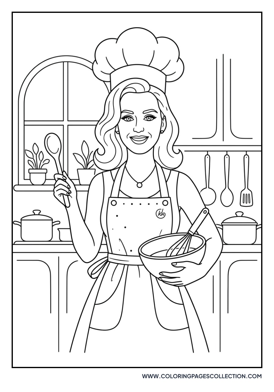 Katy Perry Chef Style