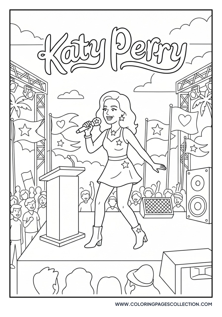 Katy Perry Festival Performance