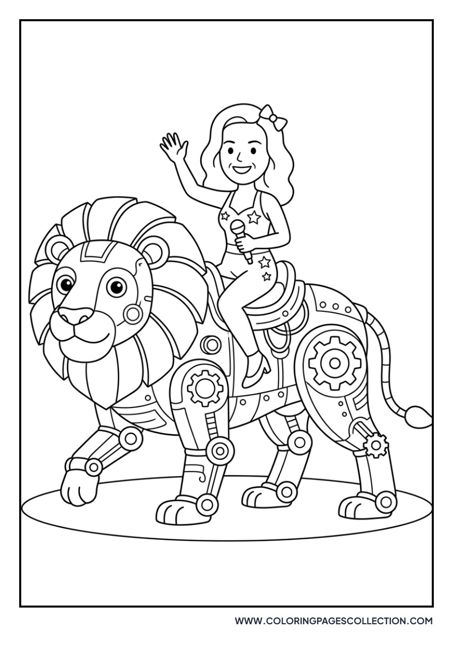 Katy Perry Giant Lion