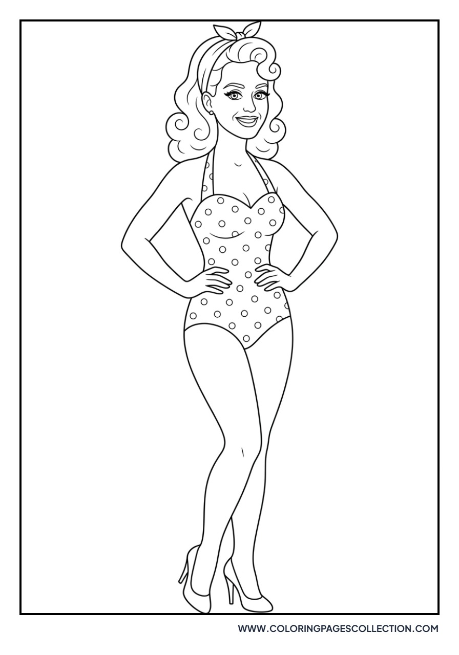 Katy Perry Retro Pin-up