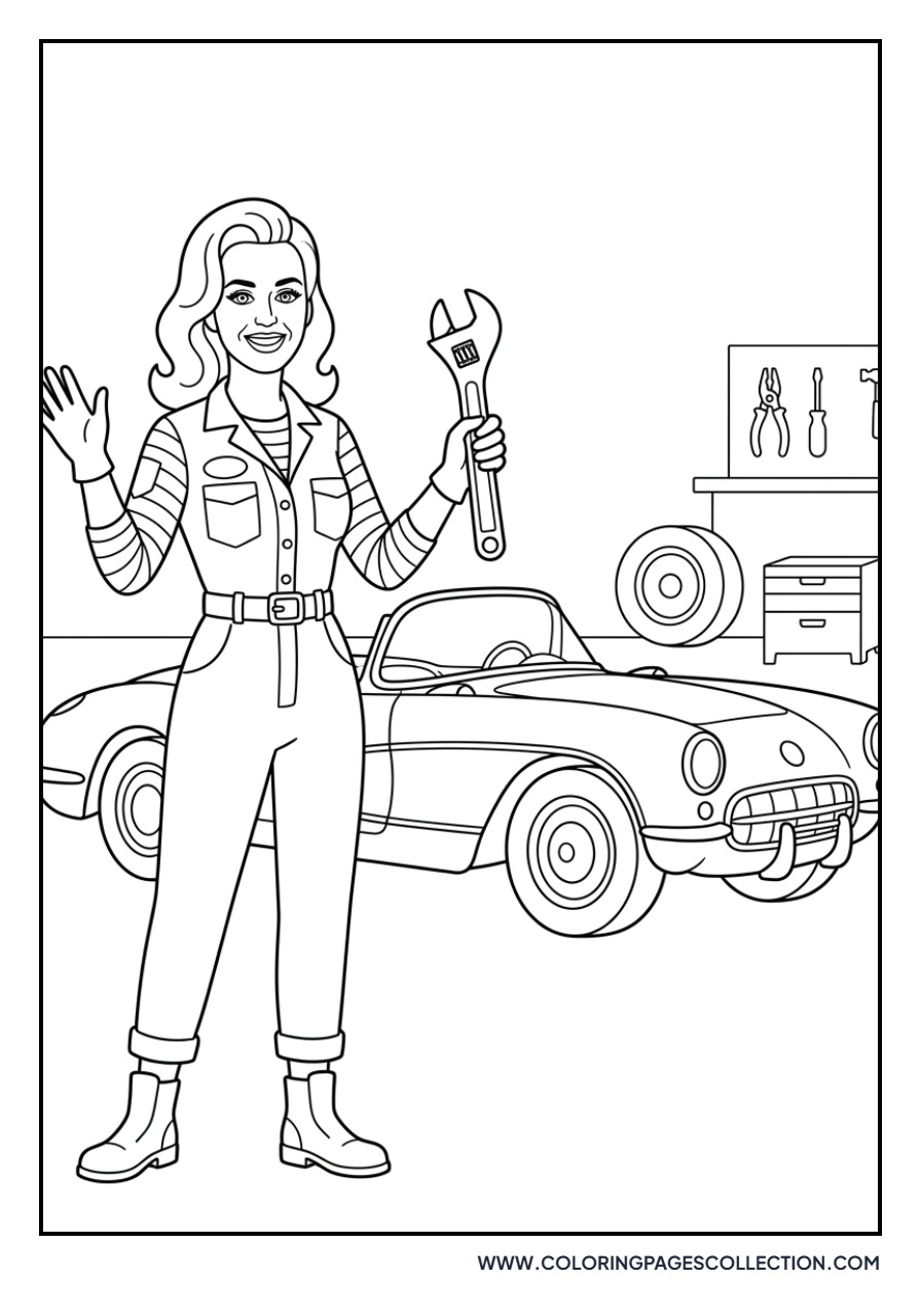 Katy Perry Stylish Mechanic