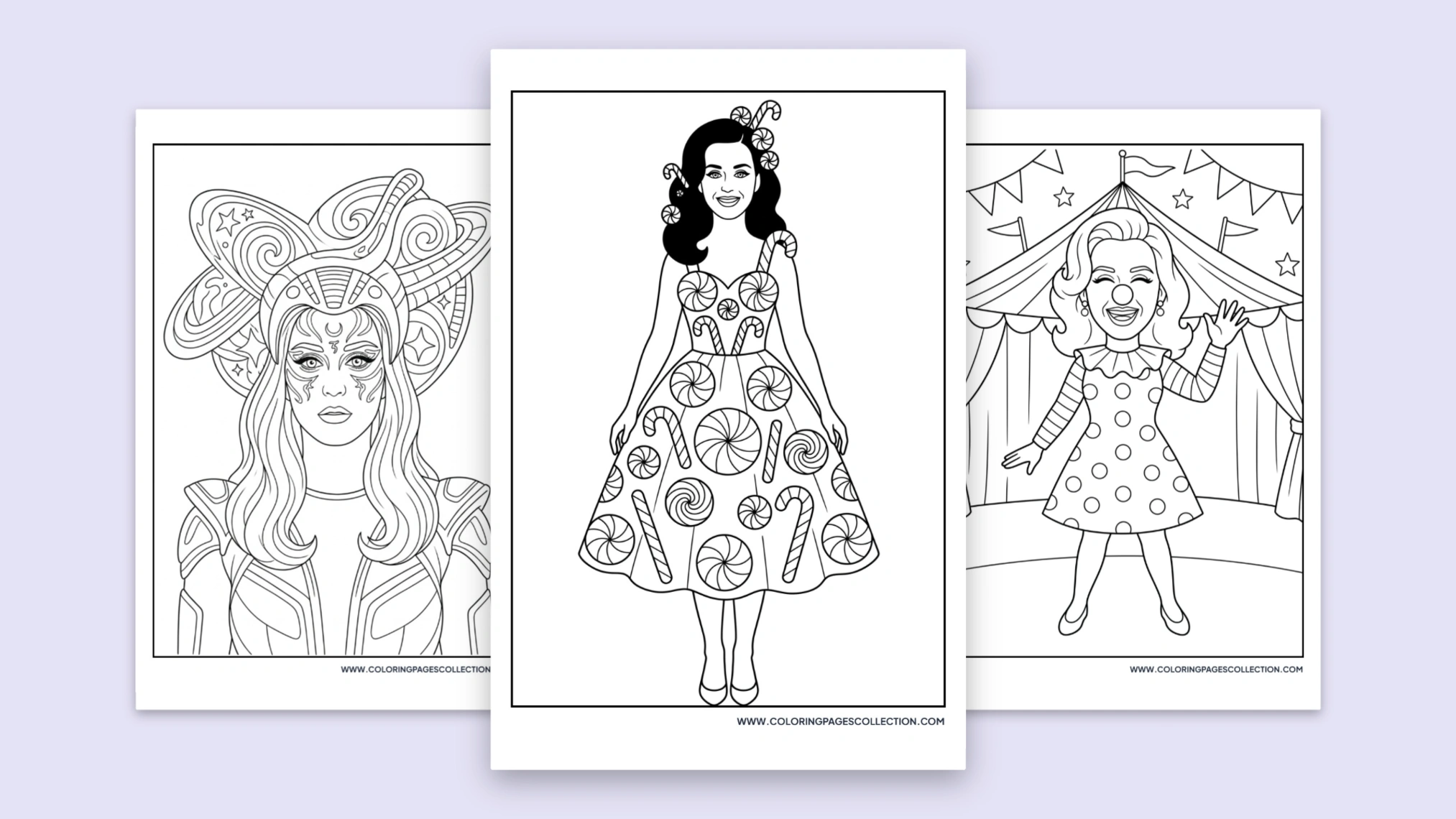50 Free Printable Katy Perry Coloring Pages