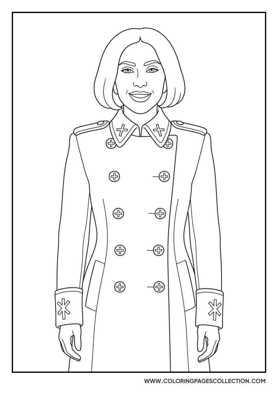 Lady Gaga Alejandro Military Look