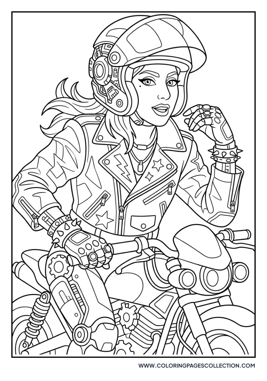 Lady Gaga Born This Way Biker