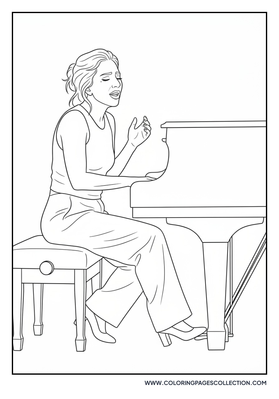 Lady Gaga Shallow Piano Scene