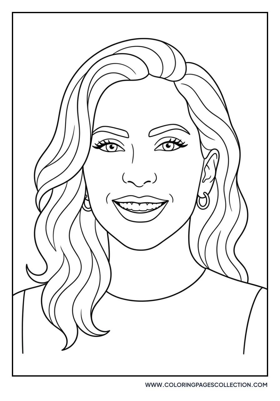 Lady Gaga Smiling Portrait