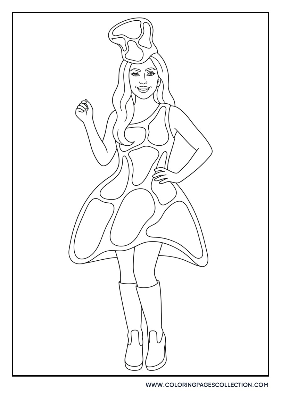 Lady Gaga VMA Meat Dress