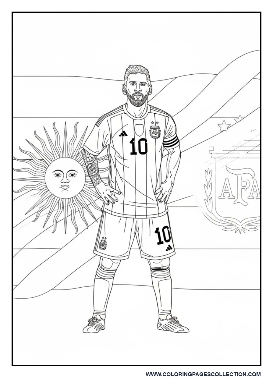 Messi Argentina Pride Design