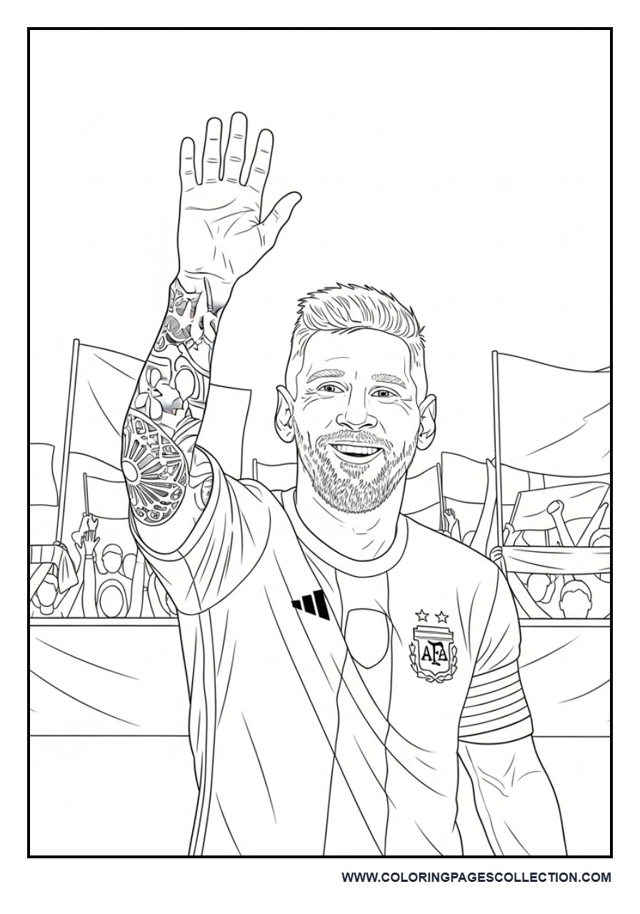 Messi Fans Cheering Scene