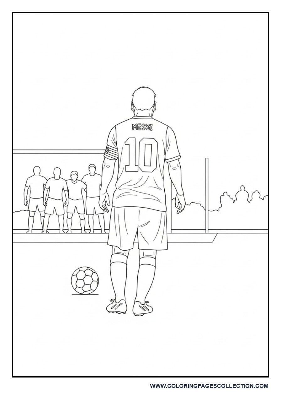 Messi Free Kick Scene