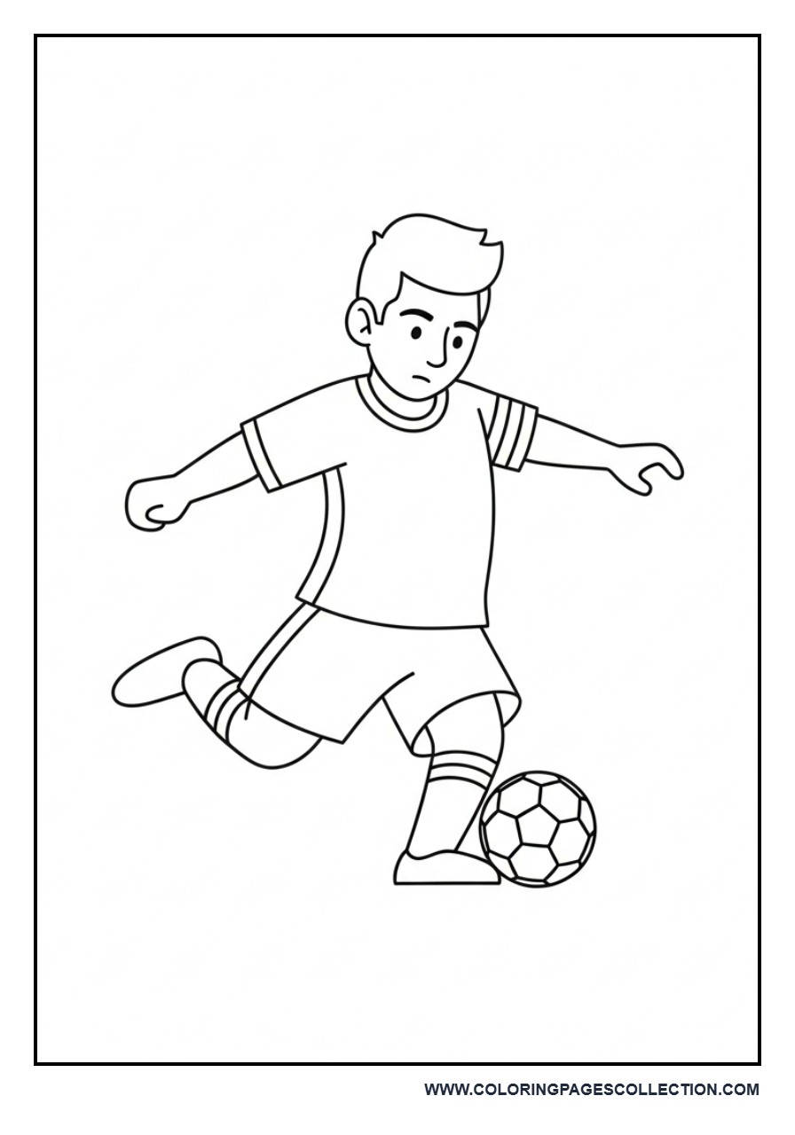 Messi Kicking Ball (Easy Version)