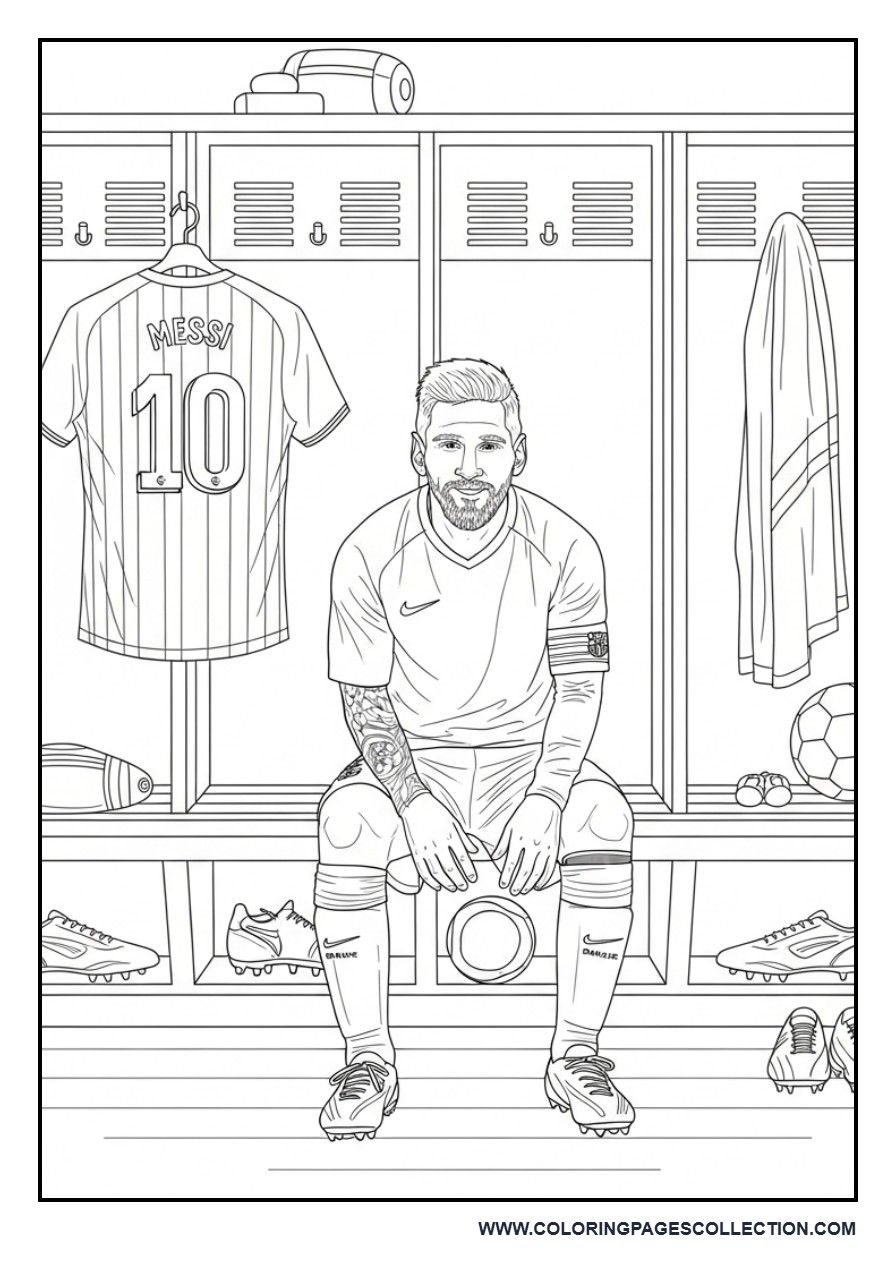 Messi Locker Room Scene