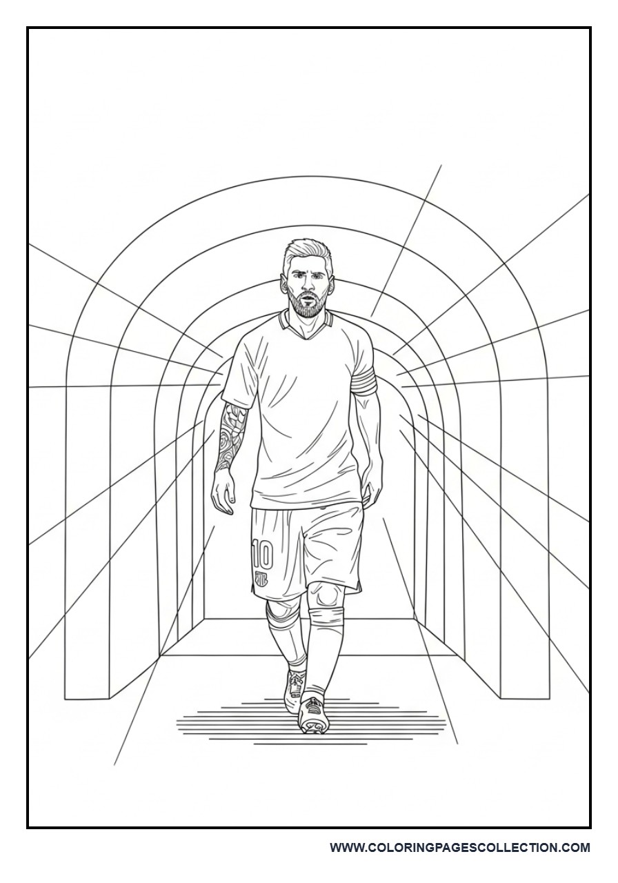 Messi Match Day Entrance Scene