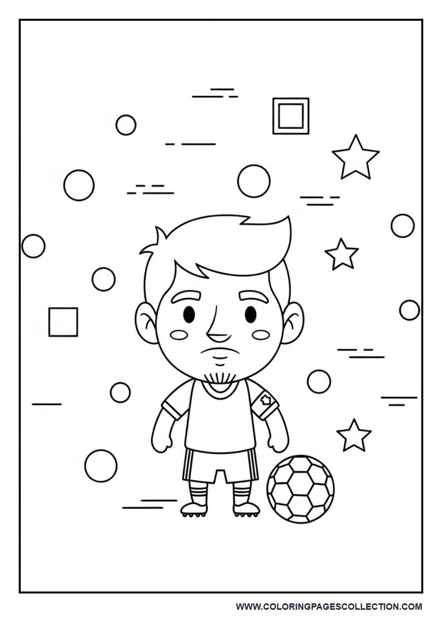 Messi Matching Shapes Activity