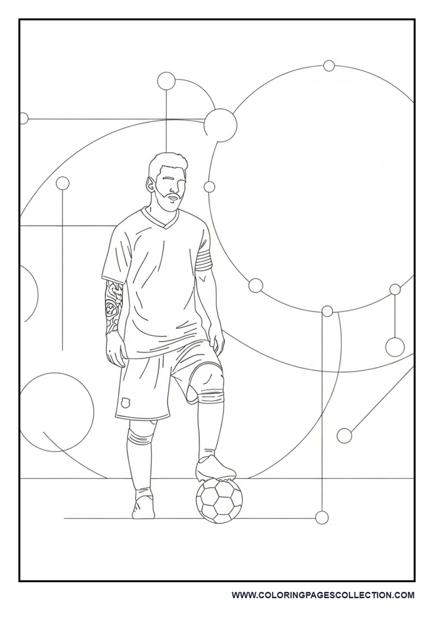 Messi Minimal Aesthetic Cover