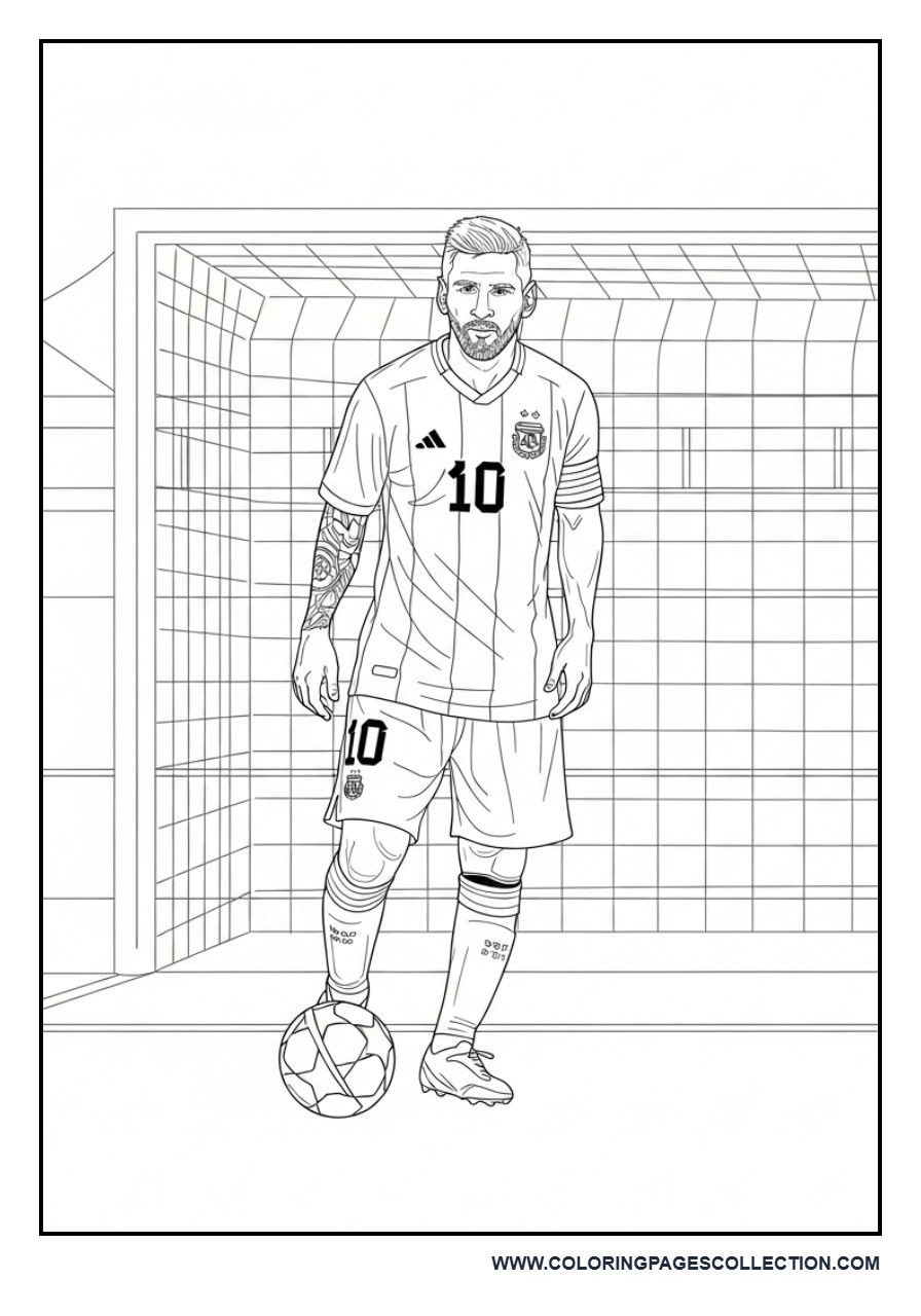 Messi Penalty Kick Scene