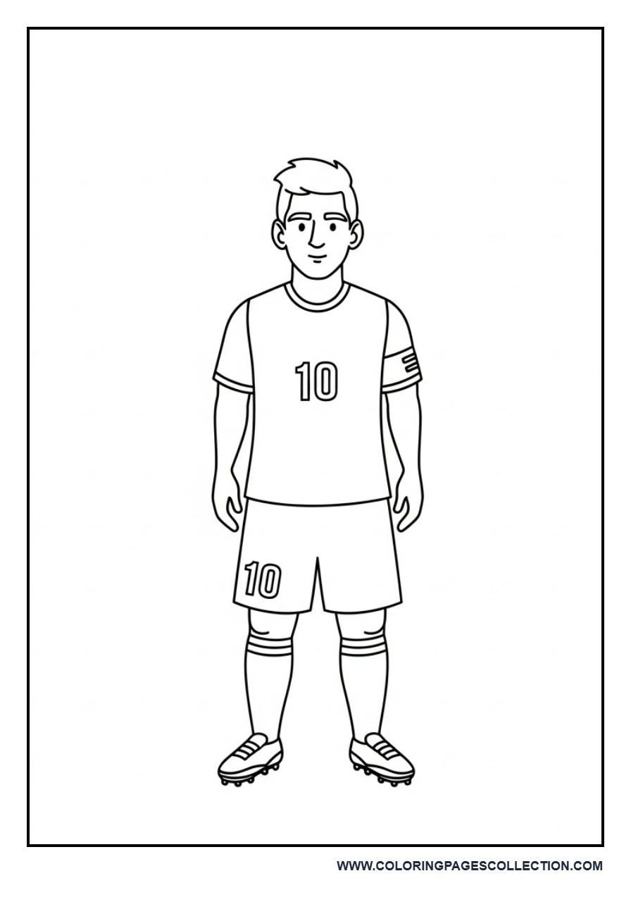 Messi Simple Standing Pose