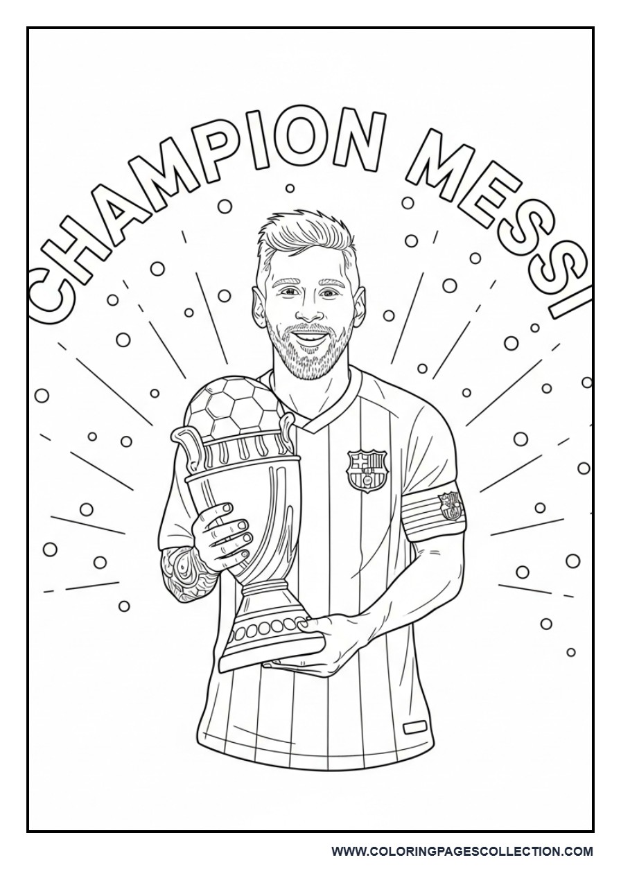 Messi Trophy Glory Cover