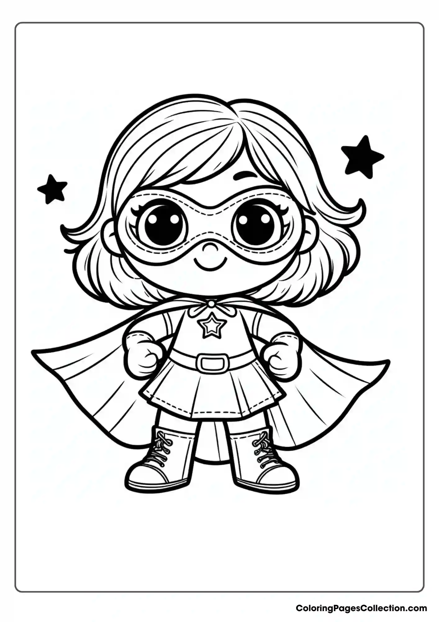 Superhero Coloring Pages For Kids