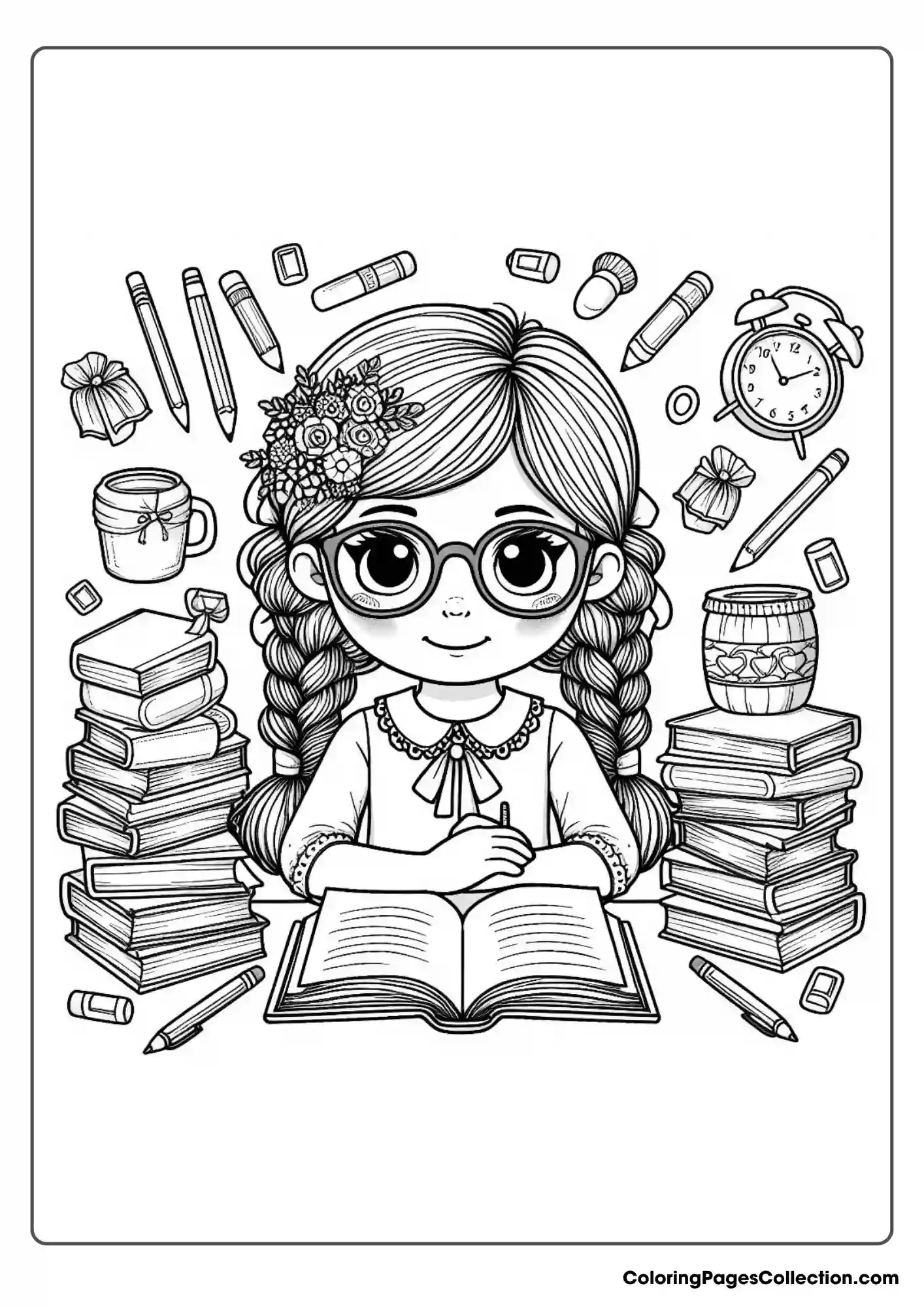 Little Girl With Glasses
