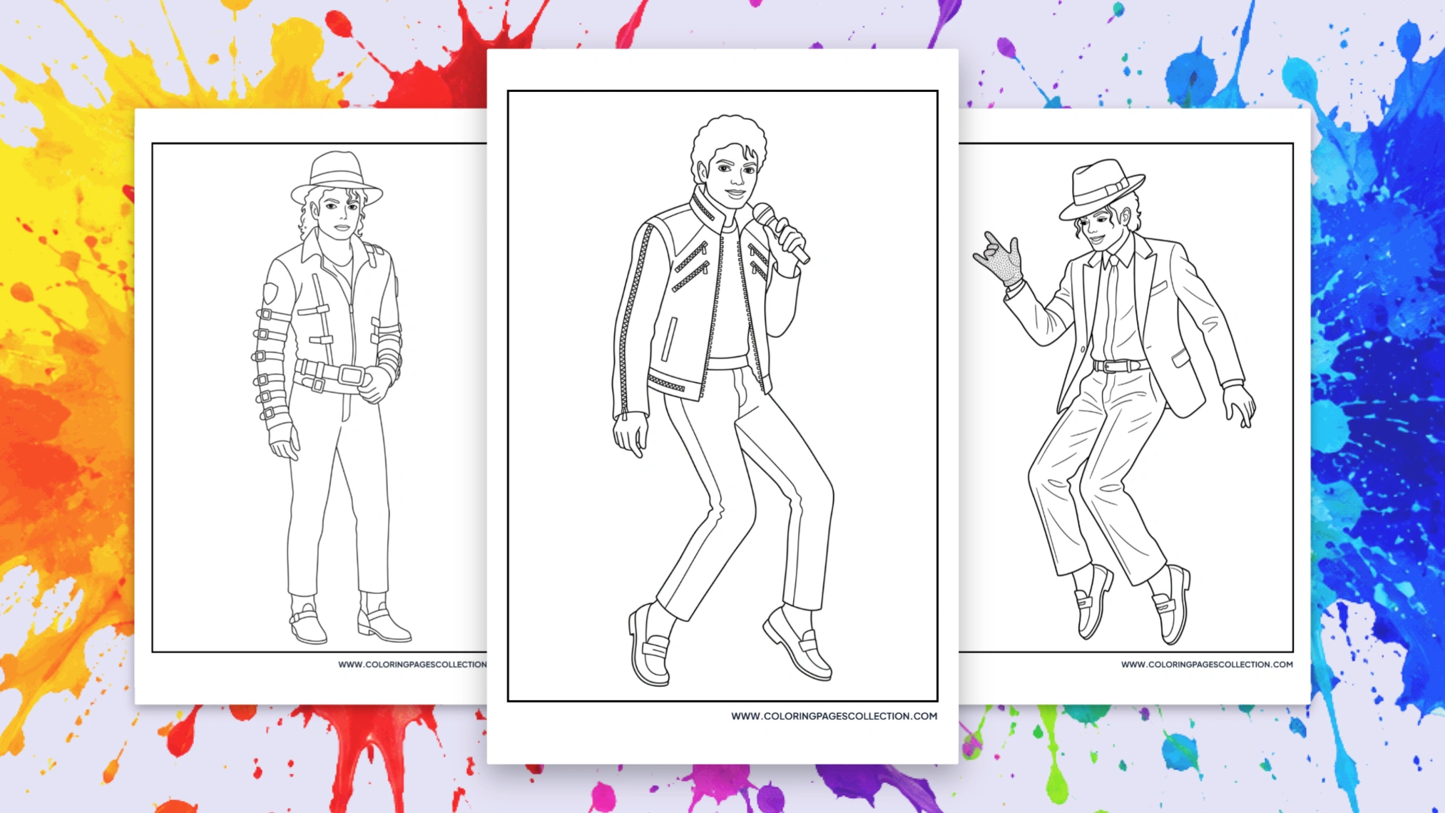 52+ Free Printable Michael Jackson Coloring Pages