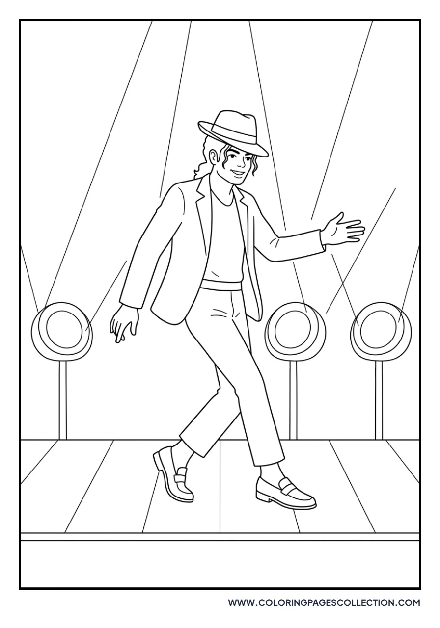 52 Michael Jackson Coloring Pages: Free Printable MJ Sheets