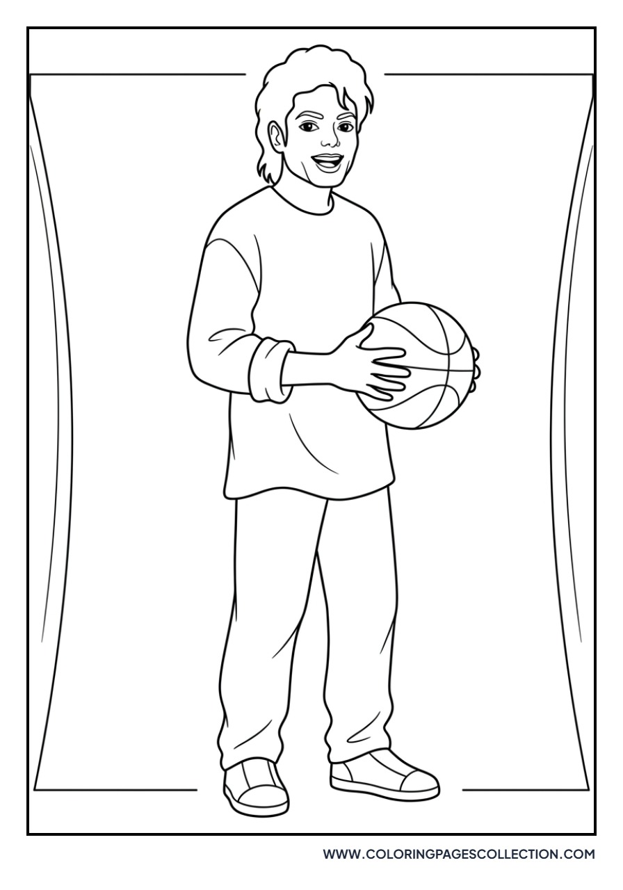 MJ Basketball Jam Scene