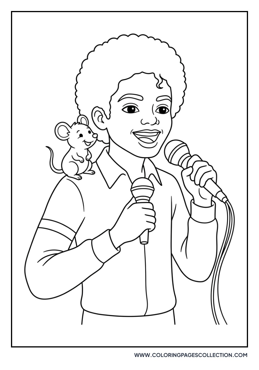 MJ Ben with a Mouse