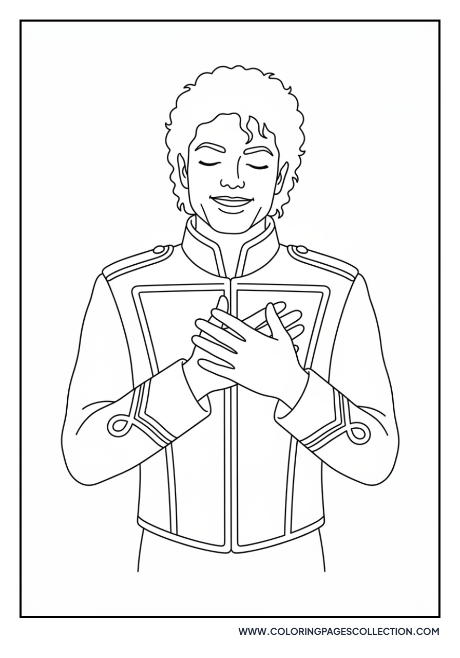 MJ Human Nature Gentle Pose