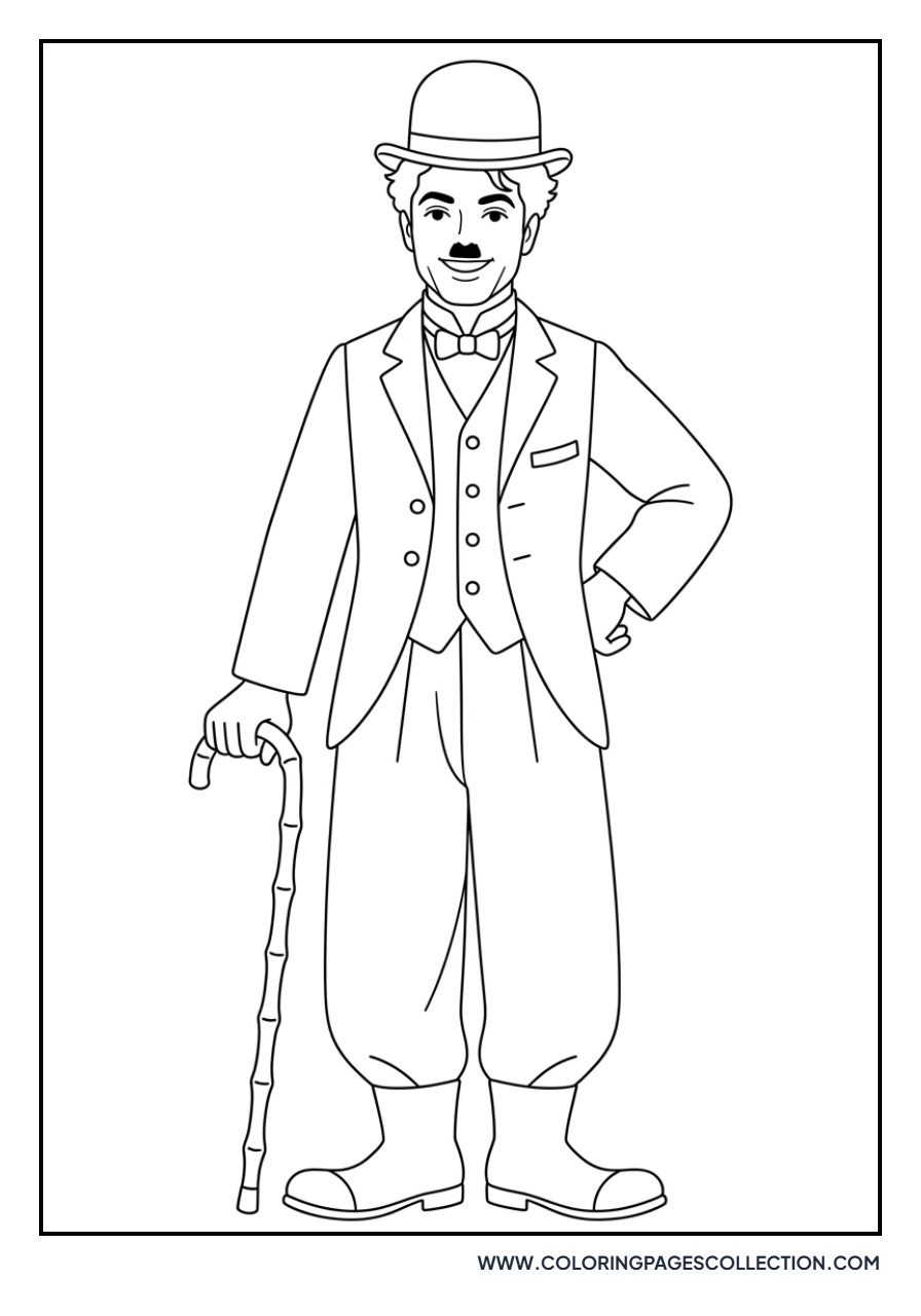 MJ Smile Charlie Chaplin