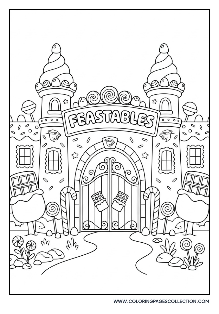 Feastables Chocolate Factory Entrance