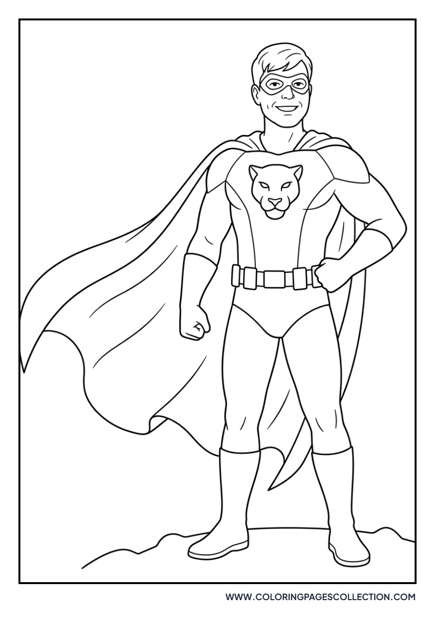 Jimmy as a Brave Superhero
