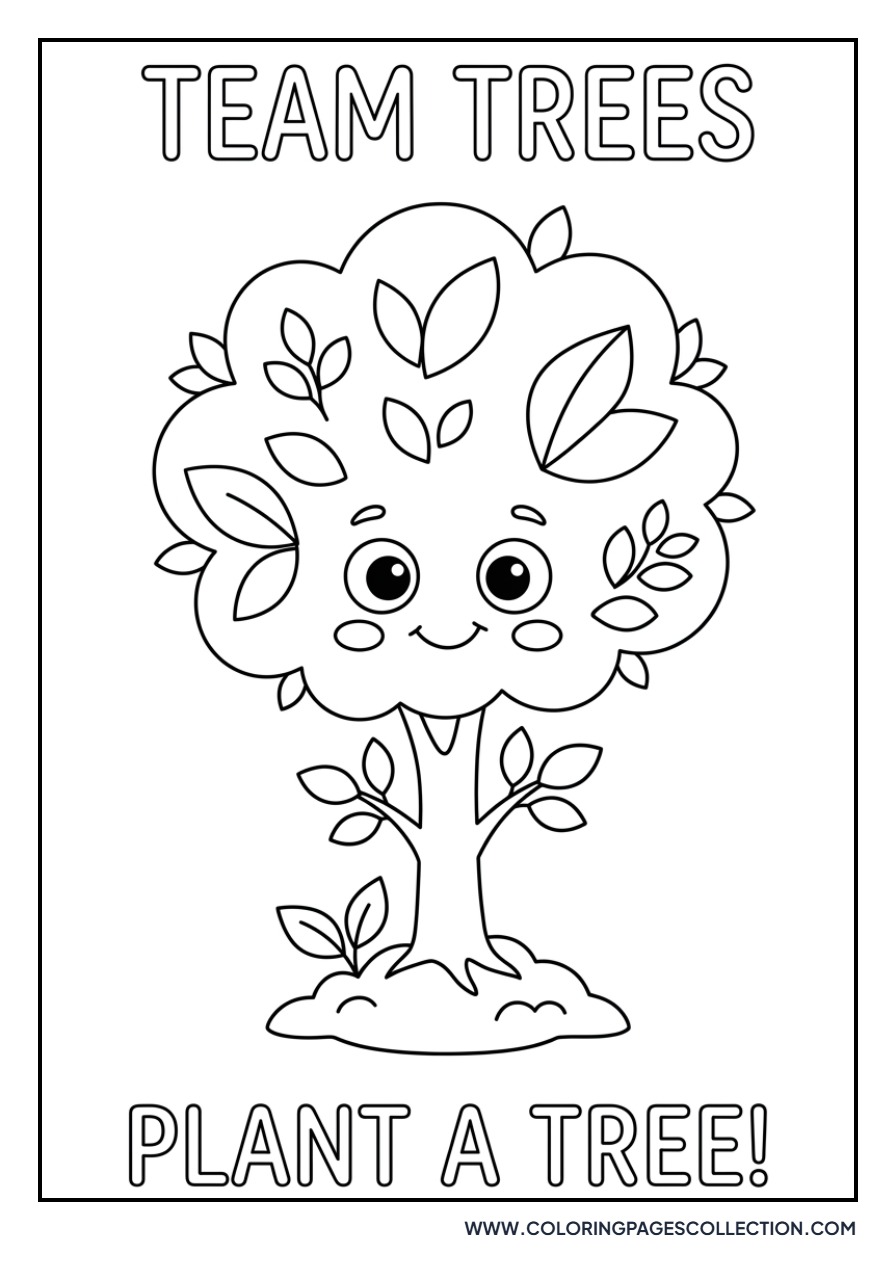 Team Trees Sapling Character