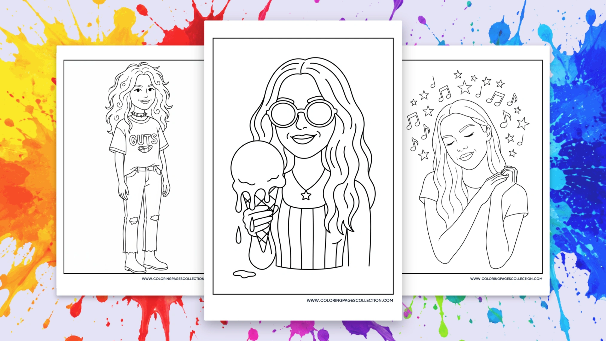 51+ Free Printable Olivia Rodrigo Coloring Pages
