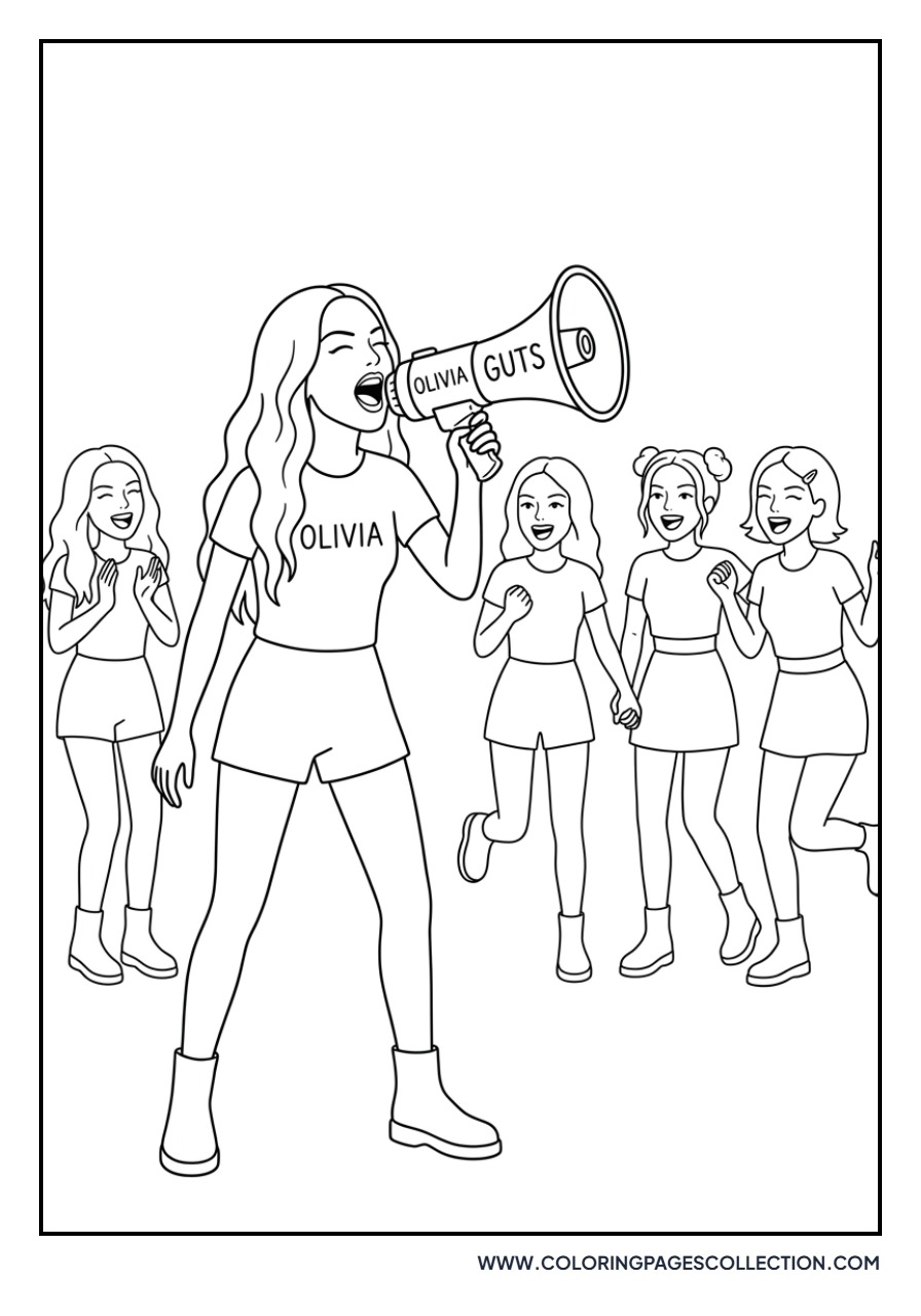 Olivia Rodrigo Get Him Back Megaphone