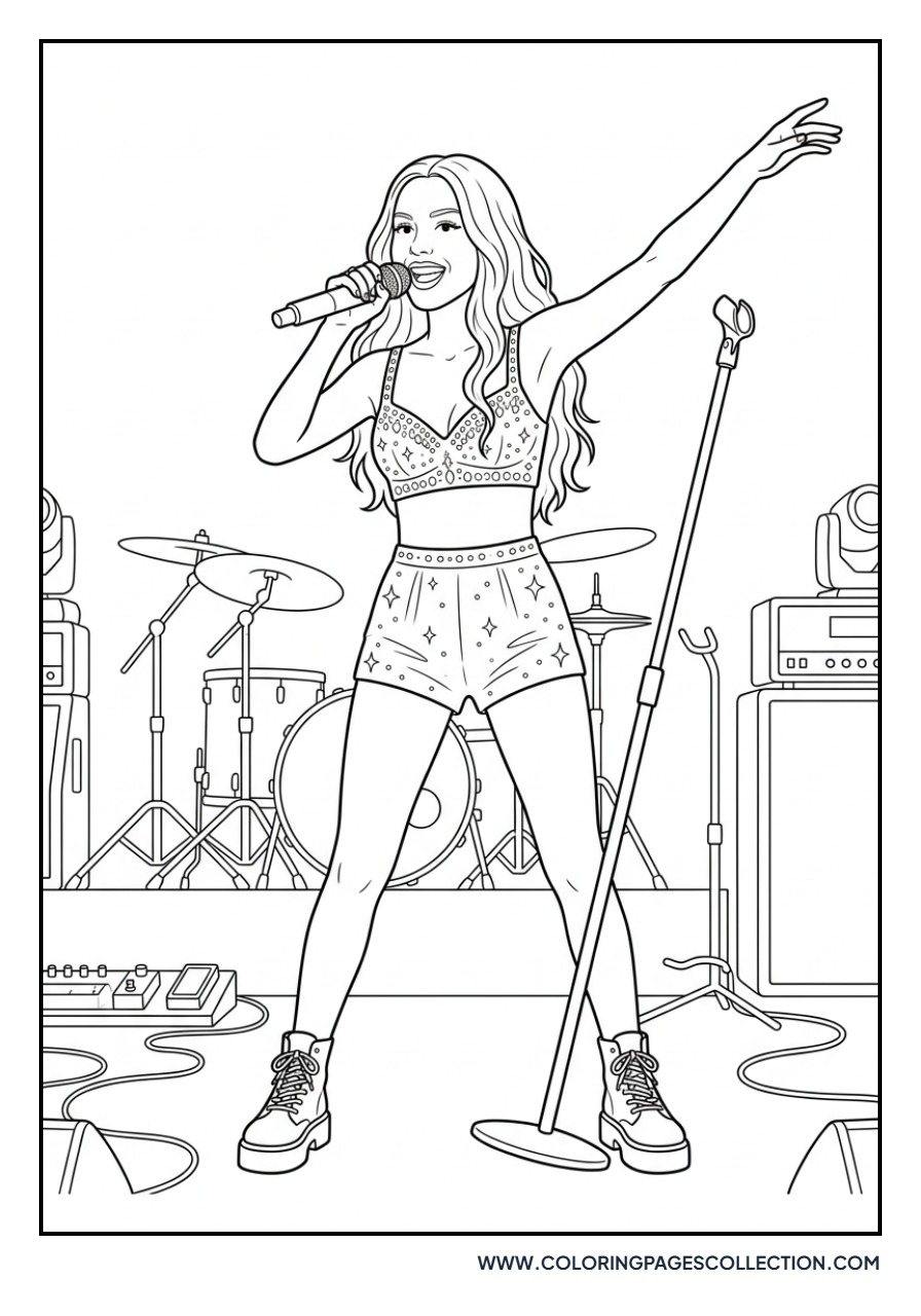 Olivia Rodrigo Guts Tour Stage Outfit