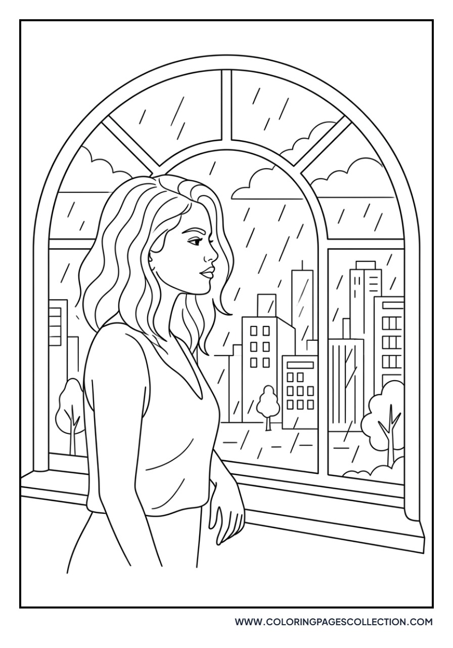 Looking Out Window