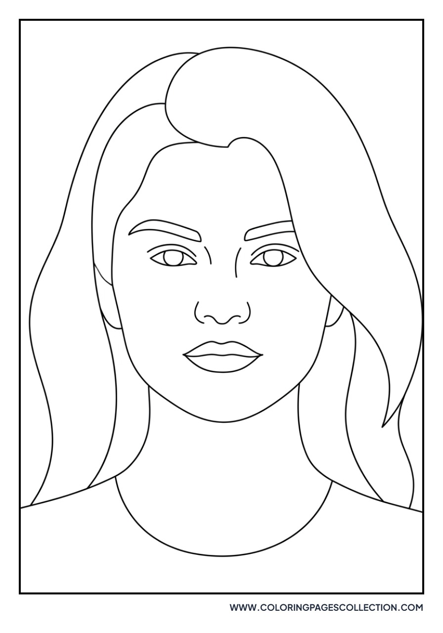 Minimalist Face Art