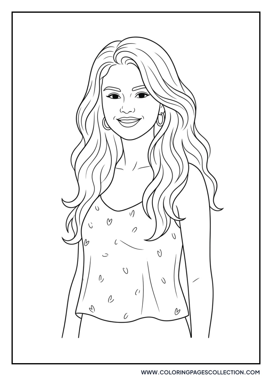 Selena Gomez Wavy Hair