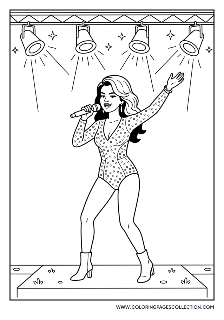 Sparkly Concert Outfit