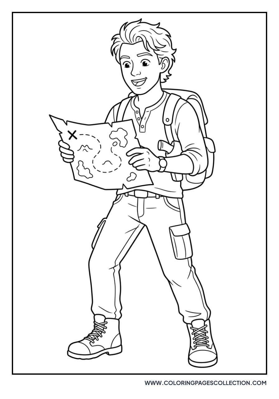 Tom Holland Coloring Page