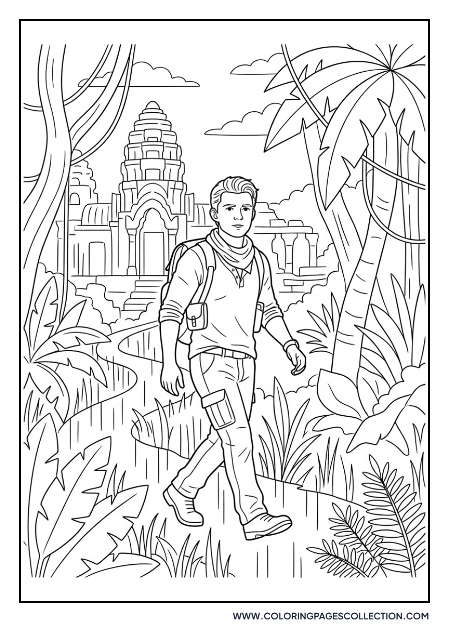 Nathan Drake Tropical Jungle
