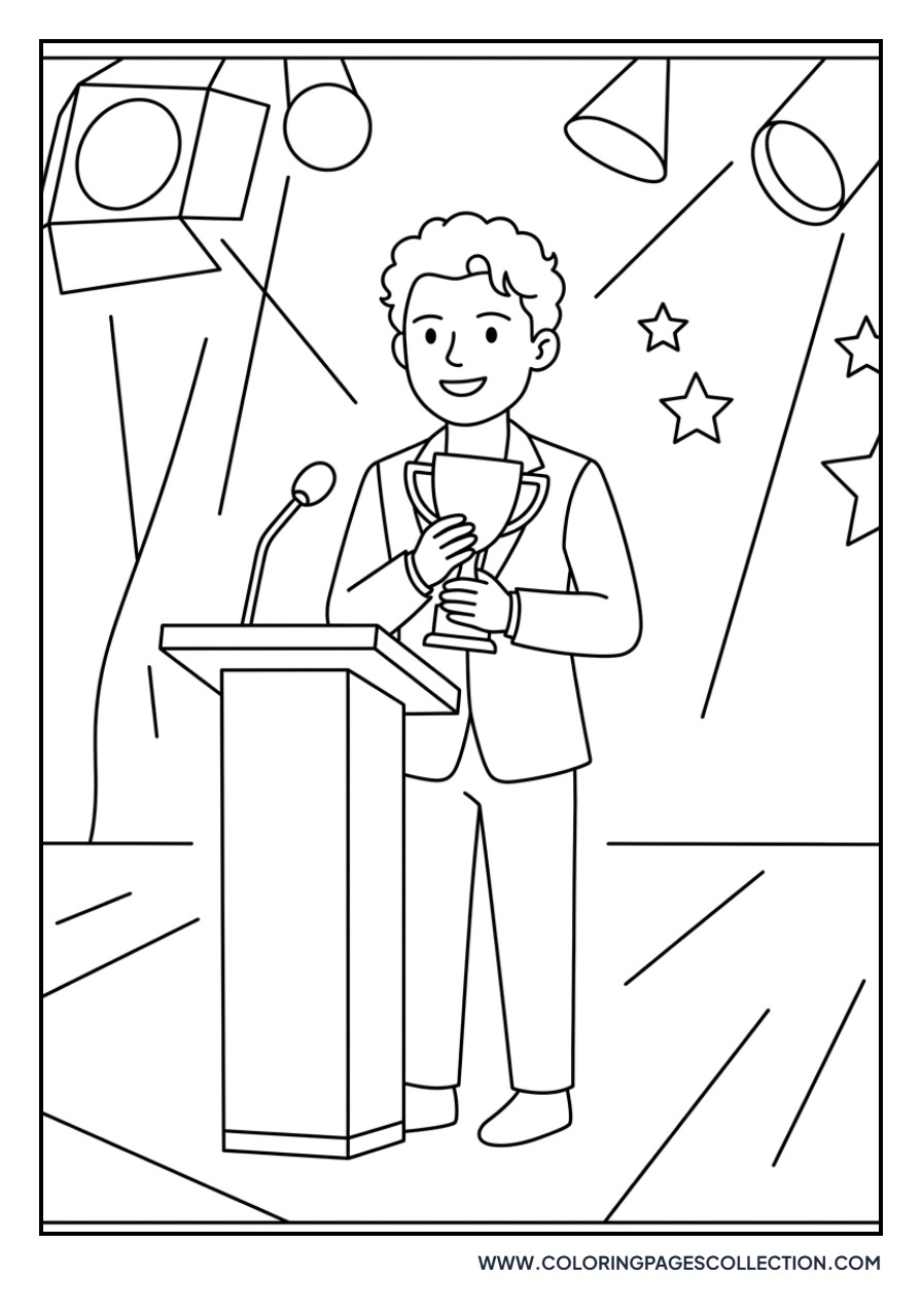 Tom Holland Awards Stage
