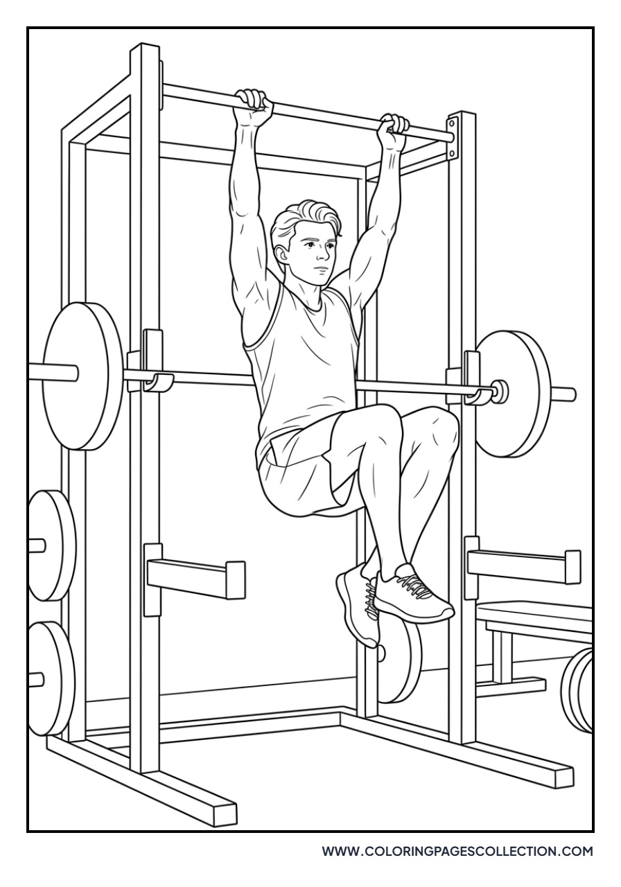 Tom Holland Gym Workout