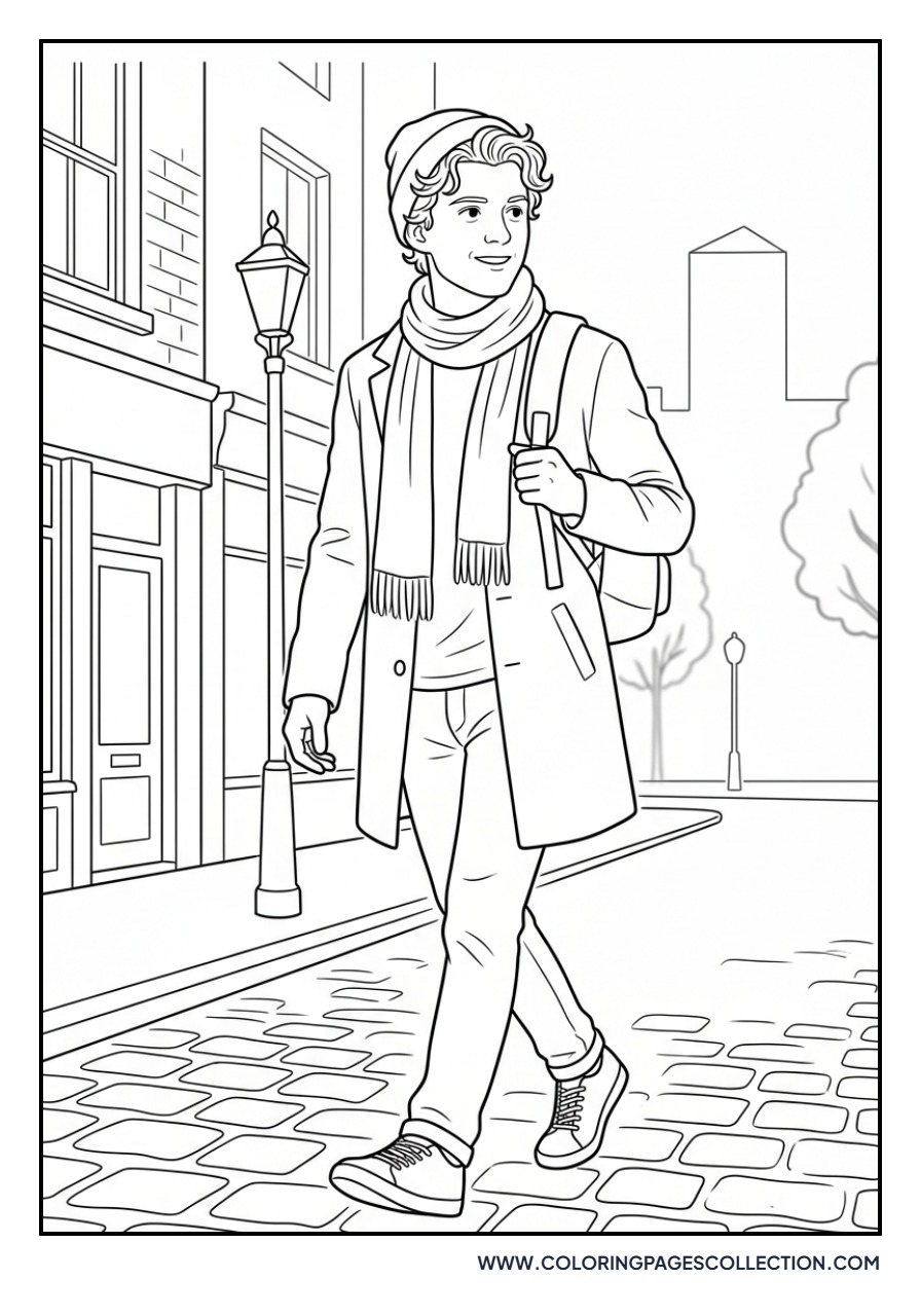 Tom Holland Scarf Fashion