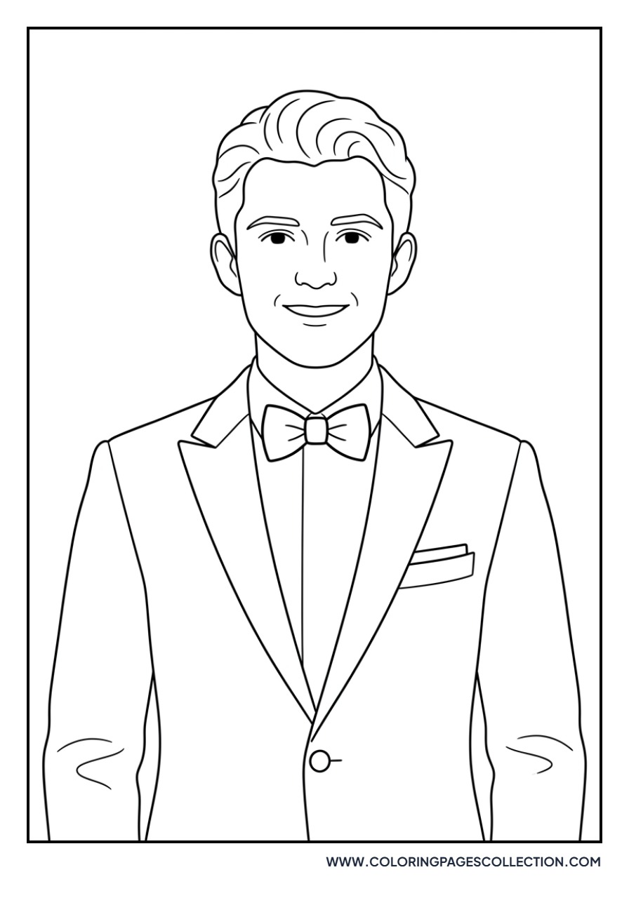 Tom Holland Tuxedo Portrait