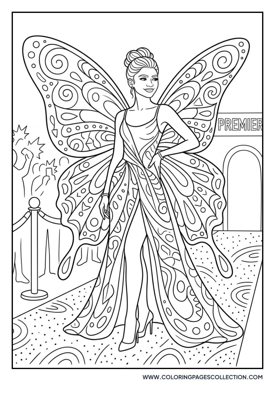 Zendaya Butterfly Dress