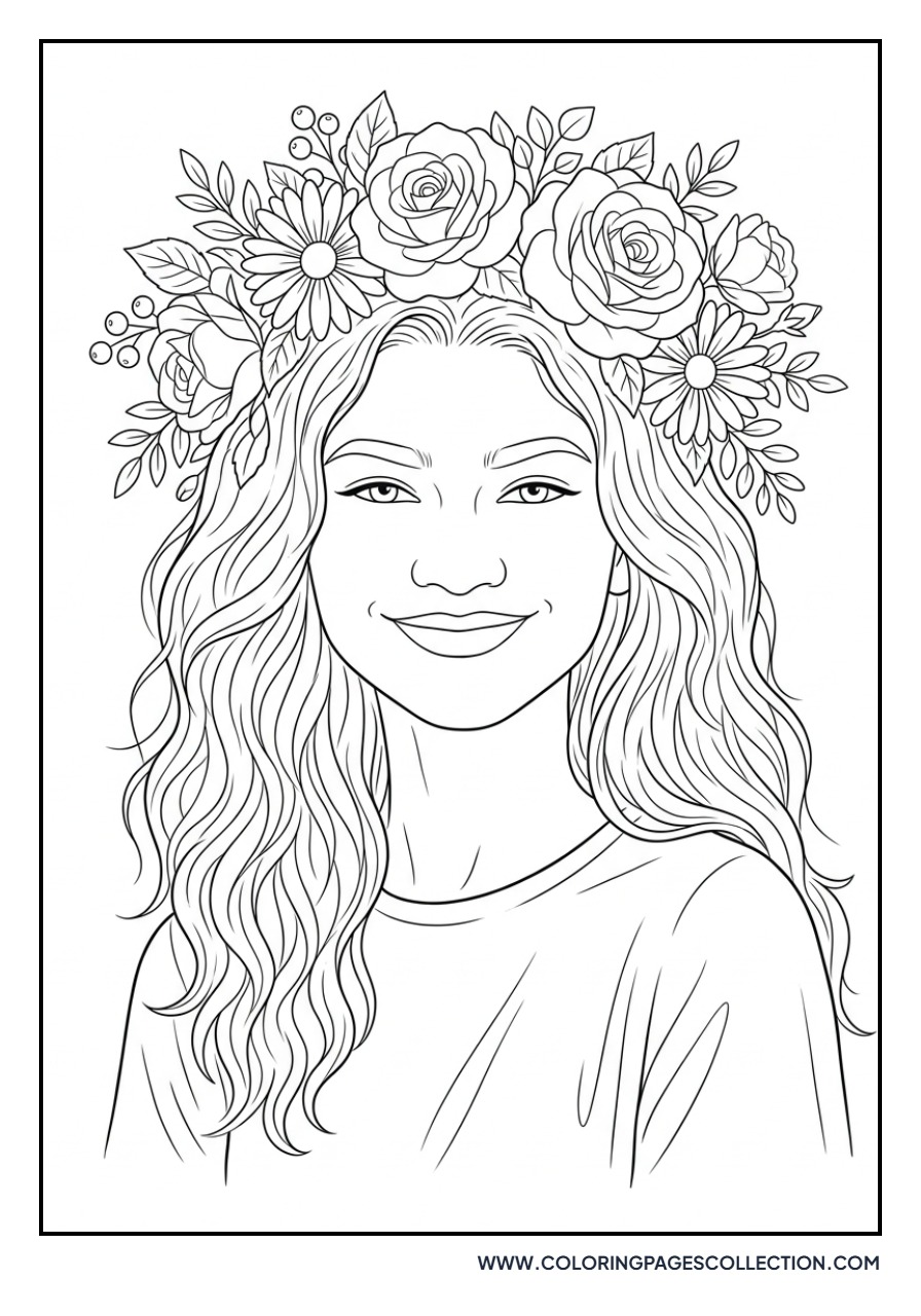 Zendaya Flower Crown