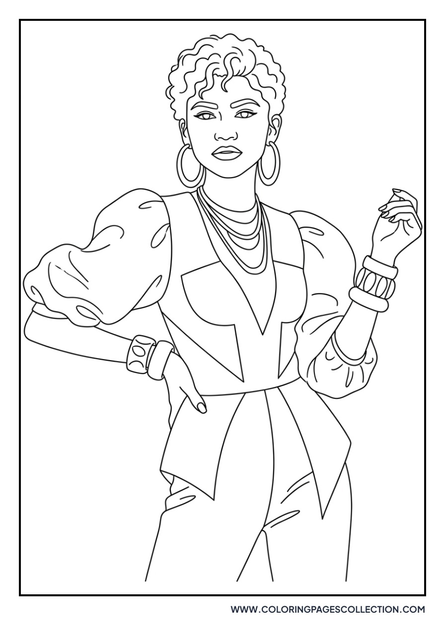 Zendaya High Fashion Editorial