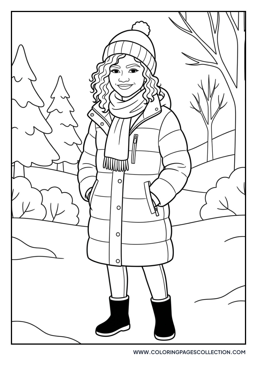 Zendaya in a Winter Coat